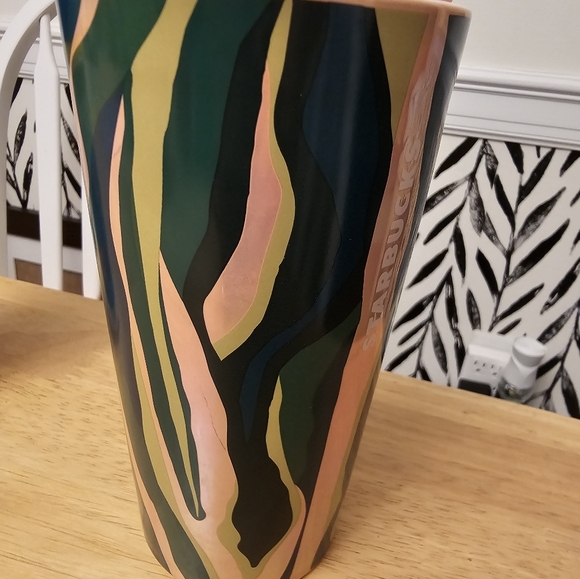 🧜‍♀️NEW Starbucks 2024 Spring Siren Lines Multicolor Ceramic Travel Mug - Picture 2 of 3
